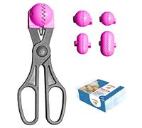 La croquetera Pack- Pelle multifonction couleur rose - 4 Moules interchangeables pour masse + Pack 20 plateaux conservation - 100% espagnol : patenté et fabriqué en Espagne