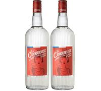 La Croqueuse 15° 1L - Crème de Pomme Artisanale Française - Liqueur Naturellement Légère en Sucre (Lot de 2)