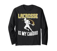 La Crosse Est Mon Cardio Humour Sportif Athlète Manche Longue