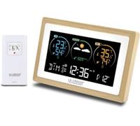 La Crosse Technology Station météo WS6283 – Écran couleur, contour bois