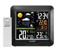 La Crosse Technology - WS6820 Station Météo Radio-pilotée avec Ã‰Cran LCD Coloré - Noir