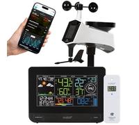 La Crosse Technology V42-PRO-INT Centre météo professionnel avec capteur combiné et surveillance à distance, noir