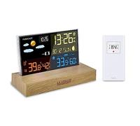 La Crosse Technology - WS6206 Station Météo Coloré avec Design Moderne - Bois