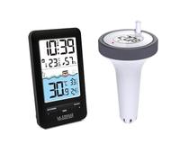 La Crosse Technology – Station de température WS6268 avec sonde piscine – Noir
