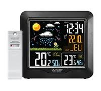 La Crosse Technology Station météo WS6820-BLA – Écran coloré, intérieur, électrique