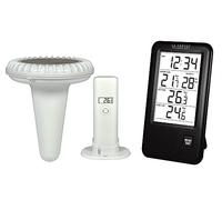 La Crosse Technology Station de température WS9068 – Sonde piscine – Écran français – Noir