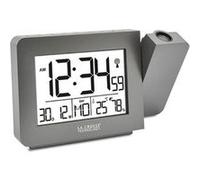 La Crosse Technology - WT522 Réveil Radio-piloté avec projection - Gris Gris G