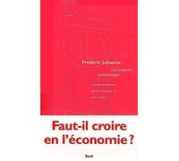 La croyance économique