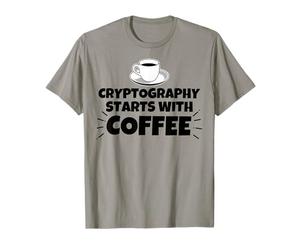 La cryptographie Commence par Le café T-Shirt