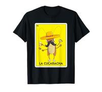 La Cucaracha Jeu de cartes mexicain cafard avec taco et bière T-Shirt