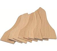 LA CUILLERE DU CHEF - Spatule à raclette bois - 1 LOT DE 16