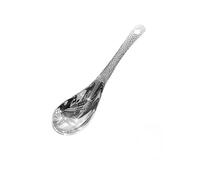 La cuillère Style Point est une élégante table à manger grâce à son artisanat exquis, elle est le compagnon idéal pour les plats gourmands et vous offre un incomparable (blanc, 15 cm)