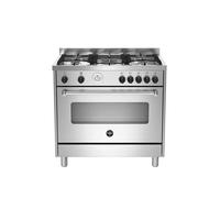 La Cuisine Allemagne AMN965GXT 90 Cm 5 Feux Four À Gaz Inox Classe A+