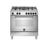 La Cuisine Américaine AMN855EXV/24 80CM Inox 5 Brûleurs Four Électrique À