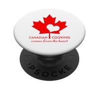 La Cuisine canadienne Vient du cœur PopSockets PopGrip Adhésif