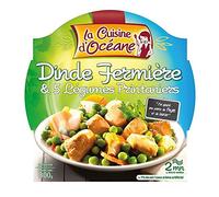 LA CUISINE D OCEANE - Dinde Fermière Et Légumes Printaniers 300G - Lot De 4 - Offre Special