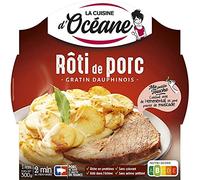 LA CUISINE D’OCEANE : savourez un rôti de porc tendre accompagné d’un gratin dauphinois gourmand 300 g- Lot De 3