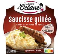 La Cuisine d'Océane Saucisse grillée & purée de pomme de terre - La barquette micro-ondable de 300g