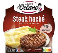 LA CUISINE D'OCÉANE - Steak Haché Charolais Purée À L'Emmental 300G - Lot De 4 - Vendu Par Lot