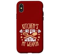 La Cuisine est ma Salle de Sport, spatule Mon Arme Coque pour iPhone X/XS