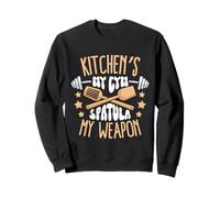 La Cuisine est ma Salle de Sport, spatule Mon Arme Sweatshirt