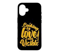 La Cuisine est Un Passe-Temps culinaire Rendu Visible par l'amour Coque pour iPhone 16