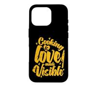 La Cuisine est Un Passe-Temps culinaire Rendu Visible par l'amour Coque pour iPhone 16 Pro