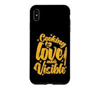 La Cuisine est Un Passe-Temps culinaire Rendu Visible par l'amour Coque pour iPhone XS Max
