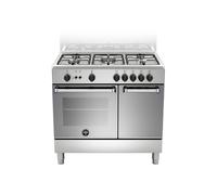 La Cuisine Portabombola Inox 5 Brûleurs Four À Gaz 90Cm Ce A