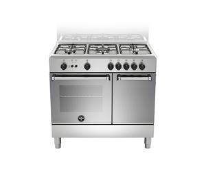 La Cuisine Portabombola Inox 5 Brûleurs Four À Gaz 90Cm Ce A
