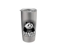 La culture du panda Emo Gobelet isotherme en acier inoxydable double paroi
