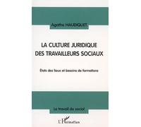 La culture juridique des travailleurs sociaux Etat des lieux et besoins de formations - Agathe Haudiquet - L'harmattan - broché - Essai
