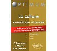 La culture, l'essemtiel pour comprendre: Méthodologie, cours et sujets
