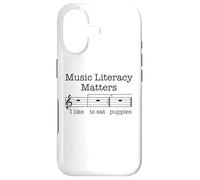 La Culture Musicale est Importante J'aime Manger des Chiots Funny Meme Coque pour iPhone 17