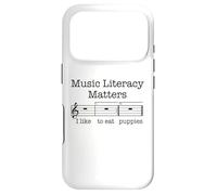 La Culture Musicale est Importante J'aime Manger des Chiots Funny Meme Coque pour iPhone 17 Pro