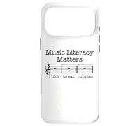 La Culture Musicale est Importante J'aime Manger des Chiots Funny Meme Coque pour iPhone 17 Pro Max