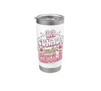 La Cunada Mas Chula Appréciation de belle-sœur espagnole Gobelet isotherme en acier inoxydable double paroi