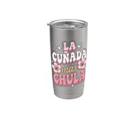 La Cunada Mas Chula Appréciation de belle-sœur espagnole Gobelet isotherme en acier inoxydable double paroi