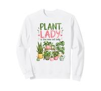 La Dame des Plantes Est La Nouvelle Dame Aux Chats Amoureuse Sweatshirt