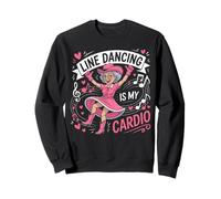 La Danse en Ligne est ma Danse en Ligne Cardio pour Les Sweatshirt