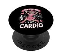 La Danse en Ligne est Mon Cardio PopSockets PopGrip Adhésif