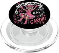 La Danse en Ligne est Mon Cardio PopSockets PopGrip pour MagSafe