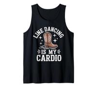 La Danse en Ligne est Mon Pays de Danse Cardio Débardeur