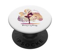 La danse est ma thérapie bouger, sentez-vous libre PopSockets PopGrip Adhésif