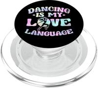 La danse est mon langage d'amour - Funny Dancing Lover PopSockets PopGrip pour MagSafe