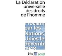 La Déclaration universelle des droits de l'homme Collectif (Auteur)