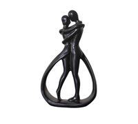 La décoration esthétique en résine ajoute une touche de romantisme à la décoration de la maison, à exposer sur des étagères ou des tables lors d'occasions spéciales (noir)