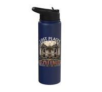 La Décroissance A La Beauté Urbex Exploration Stainless Steel Insulated Water Bottle