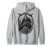 La déesse Corbeau Celtique de Morrigan, mythologie Irlandaise, Crow Cool Sweat à Capuche