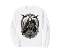 La déesse Corbeau Celtique de Morrigan, mythologie Irlandaise, Crow Cool Sweatshirt